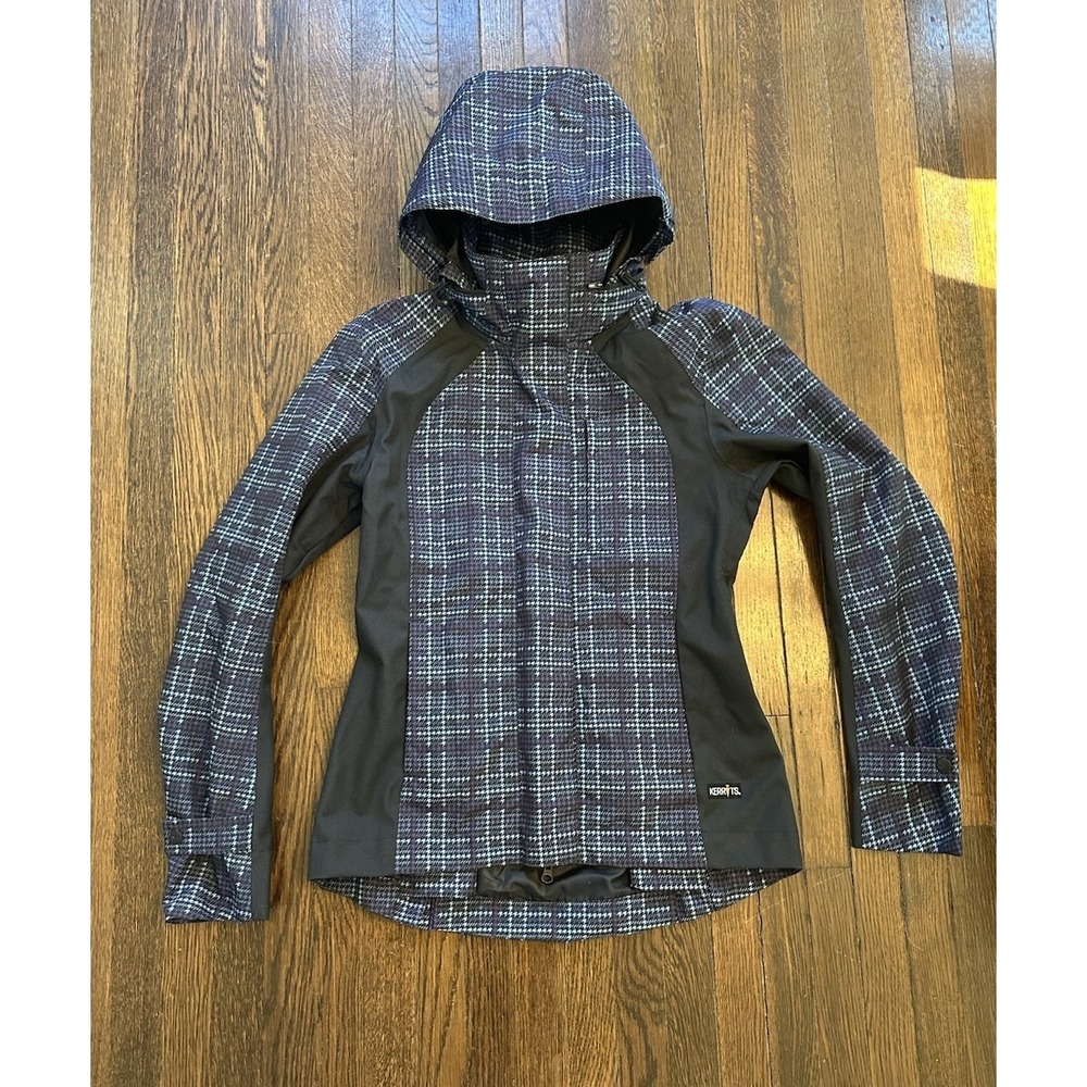 EUC Kerrits Ladies Precip Waterproof Riding‎ Jacket Small Equestrian Horse Long
